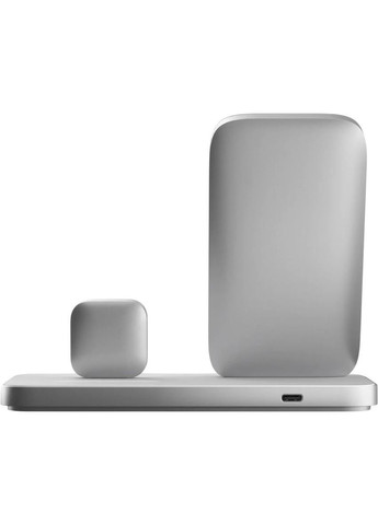 Stand One Max Qi2 3-in-1 Charging Hub (3rd Gen) Silver Nomad (314464626)