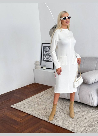 Білий ділова, повсякденний, кежуал сукня Liton