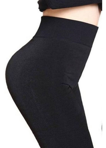 Черные демисезонные леггинсы, цвет черный Fashion