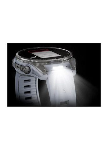 Смарт-годинник Fenix 8 43mm AMOLED Silver with Whitestone Silicone (010-02903-06) Garmin (351559726)
