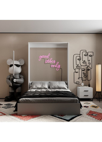 Кровать-трансформер Mitra 1,4 1508x2154x2120 К - Нимфея альба / Ф - Пепельный (SM01161500000) Art In Head (337309074)