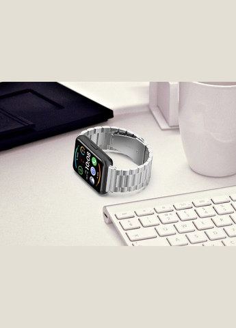 Металлический ремешок для смартчасов Huawei Watch Fit 2 - Silver Primolux (266914462)