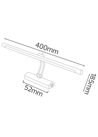 Подсветка зеркал-картин LED "ANKA-8" 8W 4200K Horoz Electric (346089459)