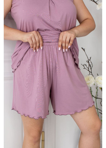 Рожево-лілова всесезон піжама на кожен день пф1250 фрезовий зі світлим MiaNaGreen