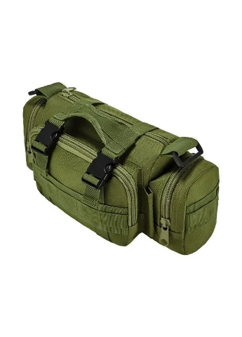 Сумка-підсумок тактична поясна Tactical військова, сумка нагрудна з ременем 5 літрів кордура хакі KZ-29 No Brand (377010268)