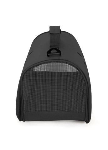 Сумка переноска с плечевым ремнем для перевозки транспортировки животных кошек собак 48x26x25 см (481071-Prob) Черная Unbranded (352683285)