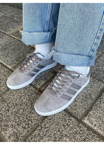 Сірі Осінні кросівки чоловічі adidas gazelle grey 2 адідас газель No Brand