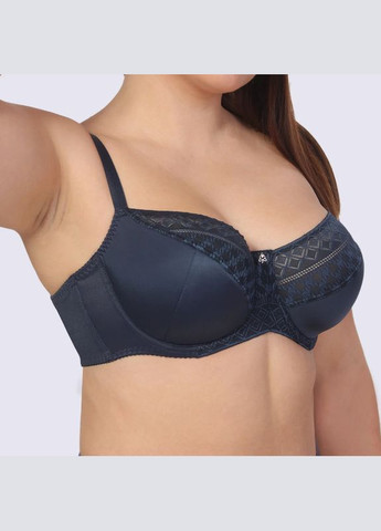 Синий бюстгальтер на косточках с полумягкой чашкой Elita с косточками