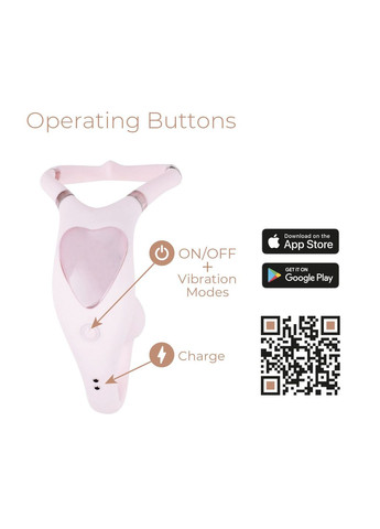 Смарт-вибратор для пар Venus+APP, двойной, можно носить под одеждой, 10 режимов - CherryLove Adrien Lastic (332209860)