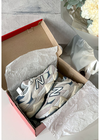 Кросівки жіночі і чоловічі New Balance 9060 beige | Нью Беланс 9060 бежеві No Brand бежеві демісезони (348419327)