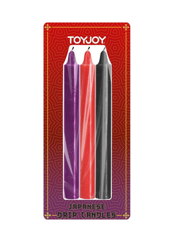 Свечки для БДСМ низкотемпературные TOYJOY Japanese Drip Candles, 3 шт Toy Joy (289784735)