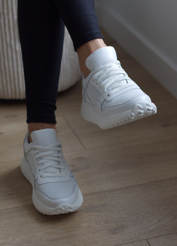 Кроссовки женские из натуральной кожи Zlett 3827 белые демисезоны (364847507)