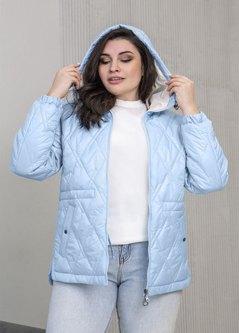 Блакитна демісезонна куртка жіноча "еліна" MioRichi
