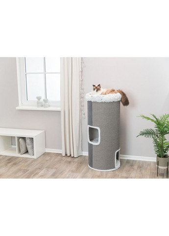 Дряпка-будиночок Harvey для котів сизаль/плюш сіра 50х118 см Trixie (362701565)