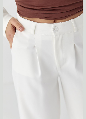 Женские брюки-бананы со складками Lurex (322948616)