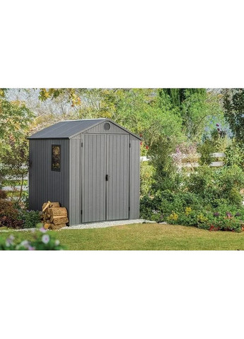Садовый домик Darwin 6x6 190х182 см серый 249359 Keter (318440841)