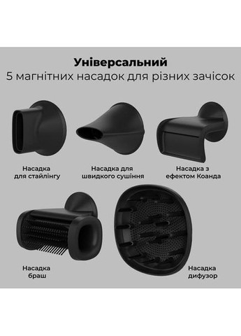 Фен AI ProDryer HD5B Black (AHD0005B) AENO (336146660)