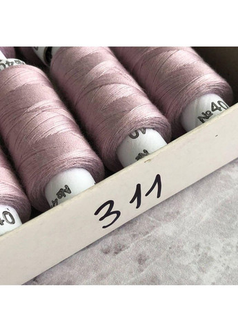 311 Нитки в котушках, для шиття 100% поліестер 40/2 (боб 200м) Plus-plus (354798823)
