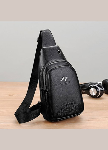 Мужская сумка-бананка слинг на грудь Кенгуру, нагрудная барсетка No Brand (334729508)