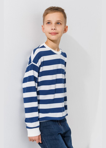 First Kids свитшот с узором унисекс 0067 146 см shop (2000990882462) синий повседневный