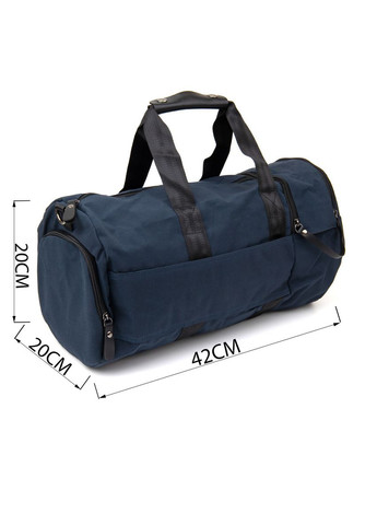 Спортивная сумка текстильная 20644 Синяя Vintage (329146734)