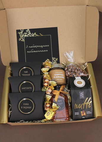 Подарунок "Gold&black" для чоловіка, хлопця, брата, друга, тата, начальнику га день народження, свято, річницю (8-1342) Кукумбер (304536950)