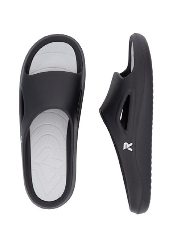 Черные пляжные шлепанцы Rieker