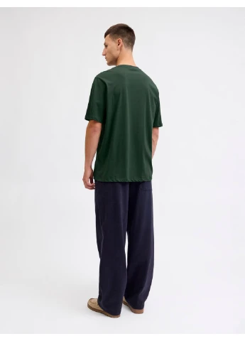 Темно-зеленая футболка,темно-зеленый с принтом,jack&jones Jack & Jones