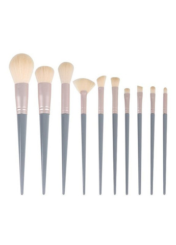 Пензлики для макіяжу (10 шт.) Mirrow Голубі (C3103037) No Brand (329444071)