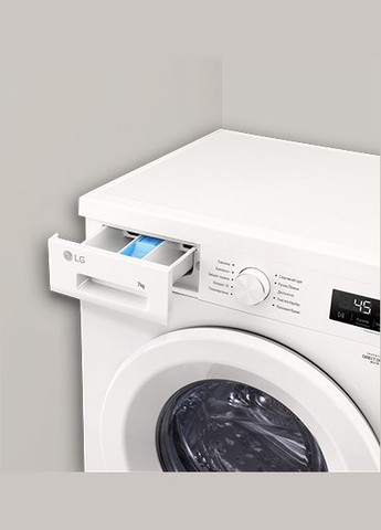 Пральна машина, фронтальна, 7 кг, A+++, білий LG (329997414)
