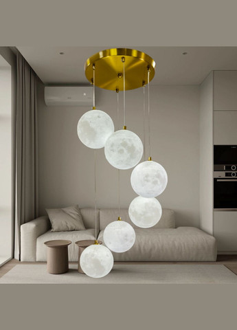 Бронзова люстра з кулями на 6 ламп (82-150F-6 BRONZE (300)) No Brand (370070758)