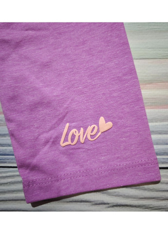 Дитячі укорочені лосини леггінси для дівчинки 9-10 років Бузкові, лавандові OVS (369141327)