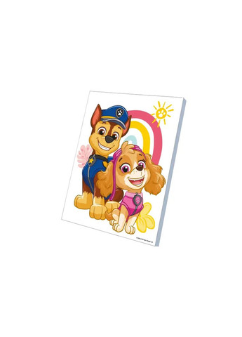 Картина по номерам Щенячий патруль Гончик и Скай на холсте акрил QB914-011 qbee Нас1284 (370653753)