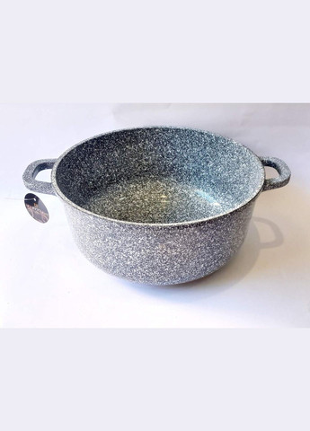 Каструля EB-3979 з кришкою 5.6 л кругла Сіра Edenberg (300079348)