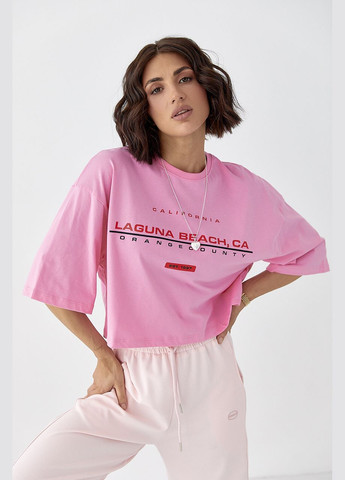 Укороченная футболка свободного кроя Lurex - (330357680)