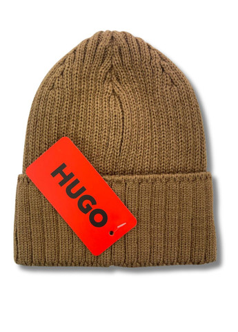 Зимова шапка біні на флісі - HUGO No Brand Шапка біні (362697750)