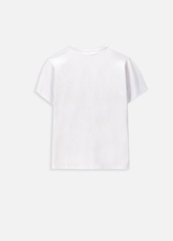 Біла демісезонна футболка Coccodrillo
