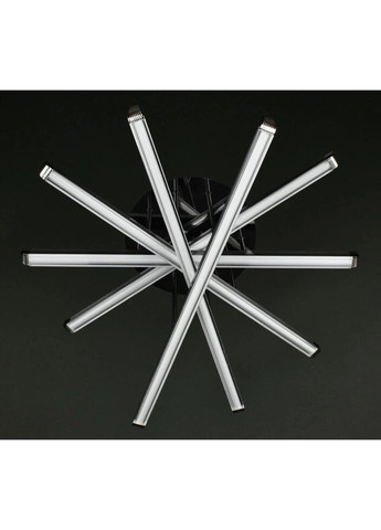 Люстра светодиодная потолочная LED светильник для квартиры на потолок лэд 27932 Черный 26х64х64 см. Sunnysky (335975631)