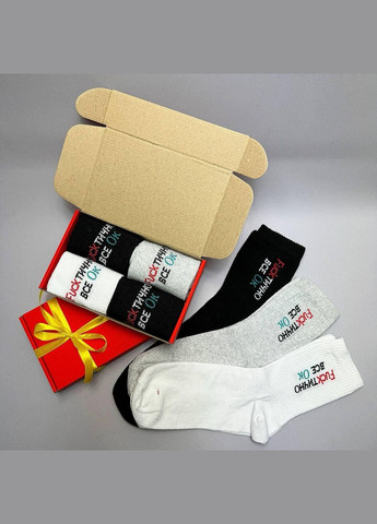 Комбіновані бокс чоловічих подарункових шкарпеток 40-45 на 4 пари Vakko (306424095)