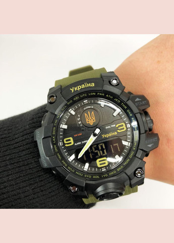 Годинник наручний чоловічий SKMEI 6851/1586AG, Військовий чоловічий наручний годинник зелений, Годинник спортивний No Brand (359474515)