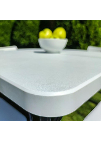 Набір мебелів складний (Стіл і 4 стільця), Білий (з сумкою) 3DPanda1540 Sticker Wall (323155497)