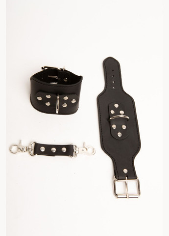 Кожаные наручники HC-4 чёрные Edena (307925954)