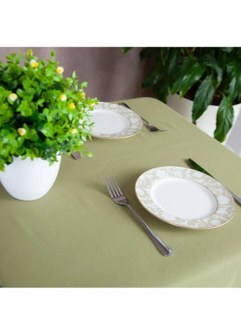 Скатертина водовідштовхувальна Aquastop Olive С-04224-30318 150х220 см оливкова ТЕП (362115259)