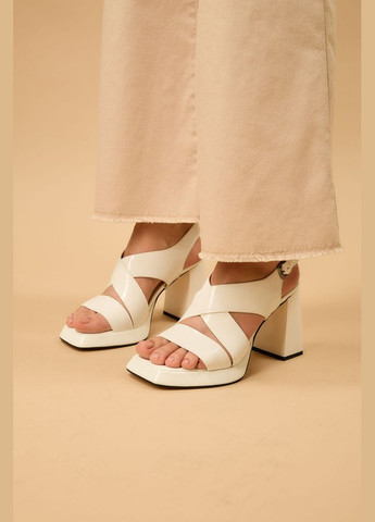 Белые босоножки 183112 Fabio Monelli