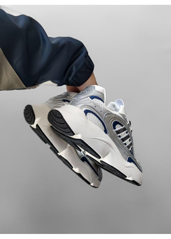 Чорні Осінні кросівки чоловічі adidas ozmillen silver / blue адідас озміллен No Brand