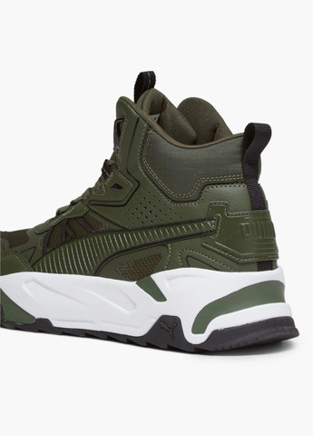 Оливковые демисезонные кроссовки мужские trinity mid hybrid olive 392327-02 Puma