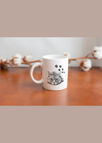 Кружка с принтом "Ты мое Мяу" 330 мл Белая No Brand (324262594)