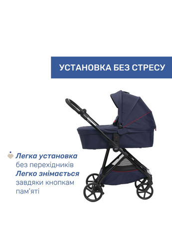 Коляска 2 в 1 Seety, синя (87097.79.01) Chicco (341321550)