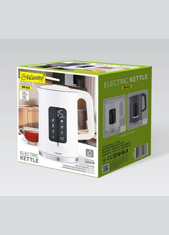 Електрочайник MR-024 чайник термос з вибором підтримкою температури 1.7 л 2200 Вт Maestro (296925487)