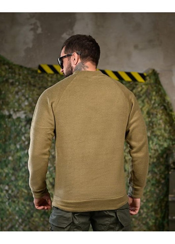Тактична чоловіча кофта на флісі ДШВ койот No Brand (366439831)